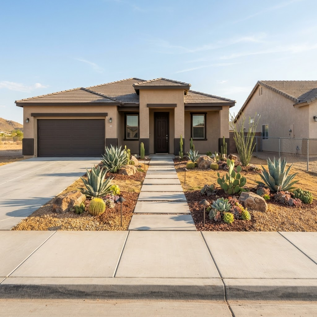 AI landscape design for a low-maintenance landscaping